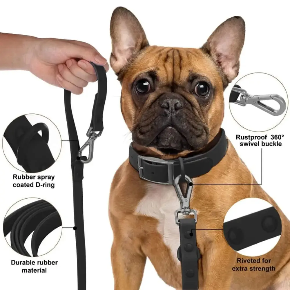 2 Hooks Durable Adjustable Waterproof Traffic Control Safety Pet Leash for Small, Medium, and Large Dogs