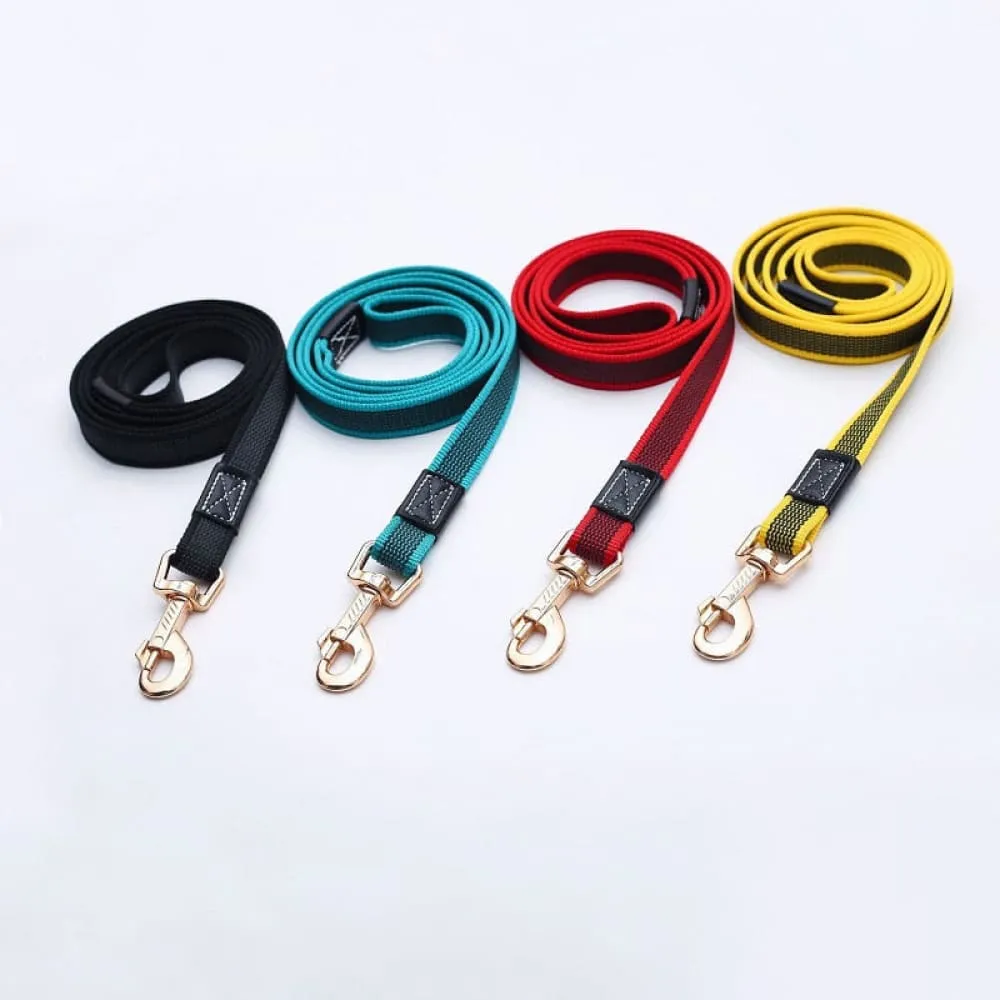 2m 3m 5m Non-slip Rubber Nylon Dog Leash