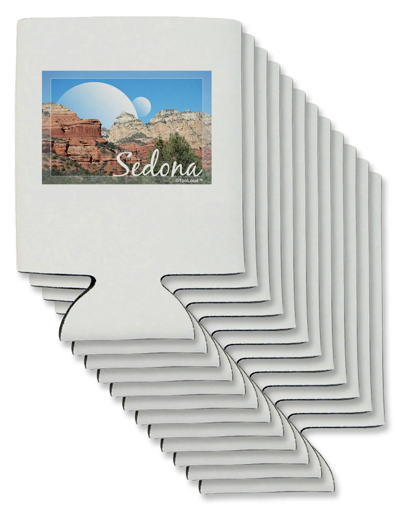 Abstract Sedona Can / Bottle Insulator Coolers