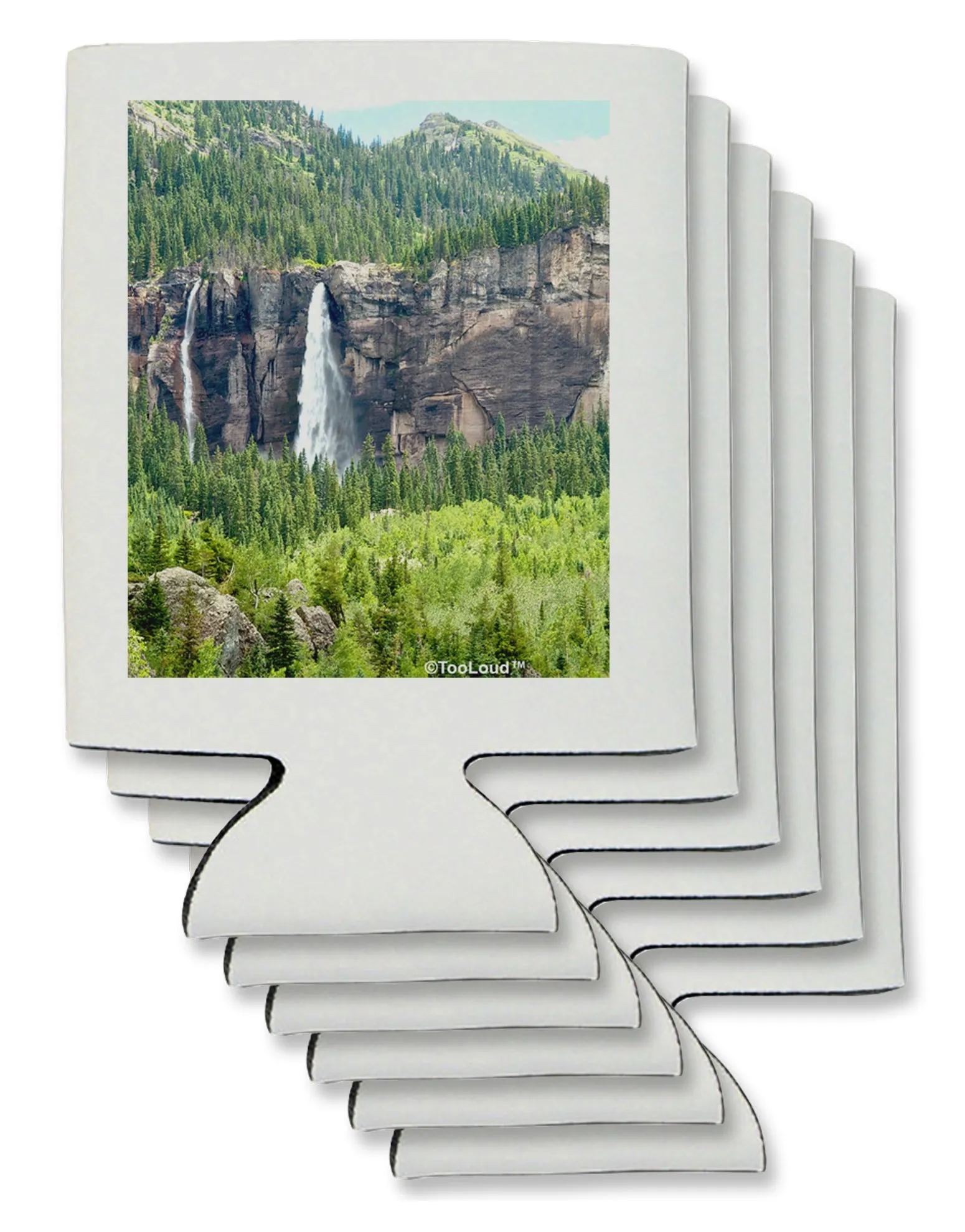 Beautiful Cliffs Nature Can / Bottle Insulator Coolers by TooLoud
