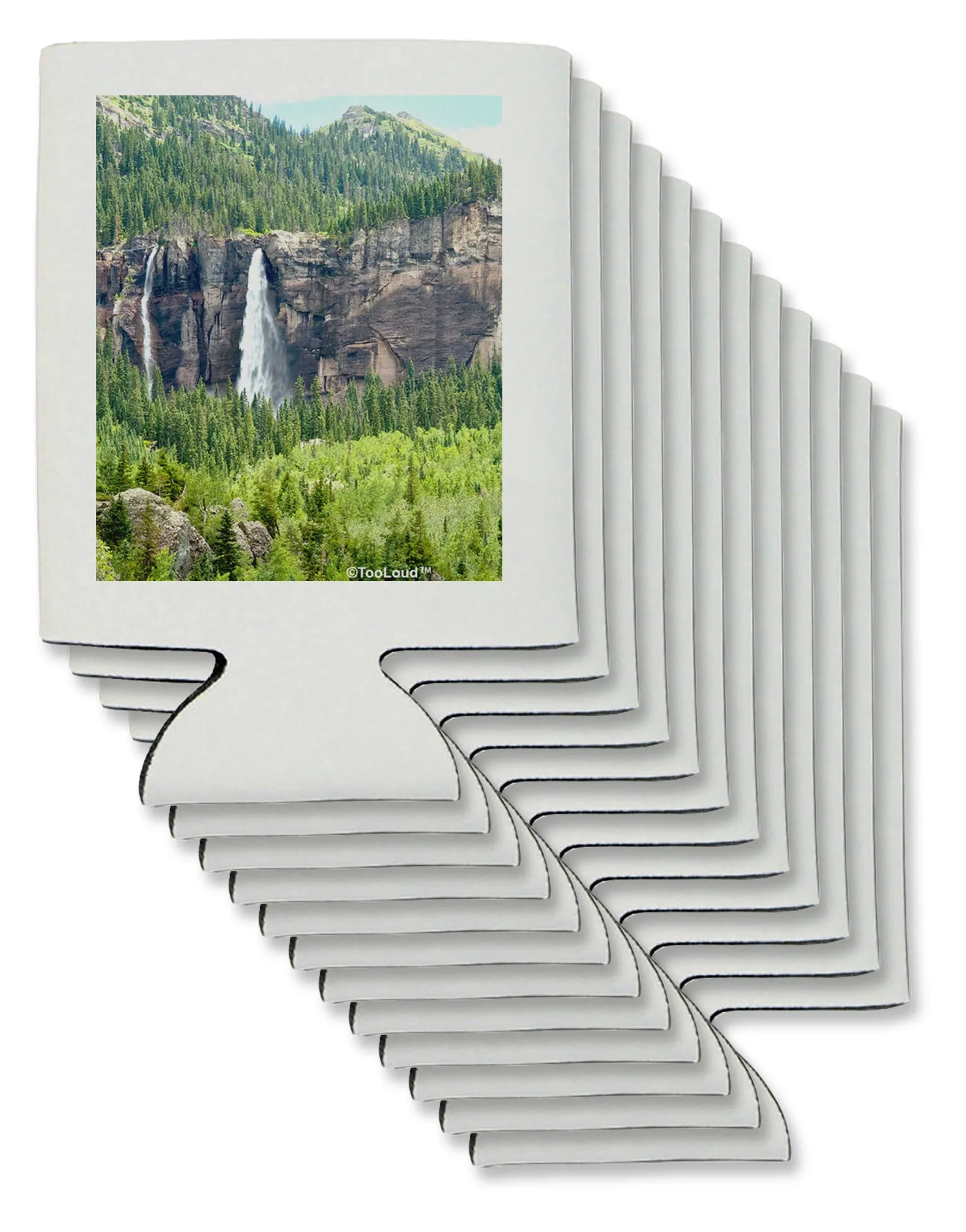 Beautiful Cliffs Nature Can / Bottle Insulator Coolers by TooLoud