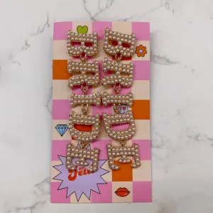 Bride Pearl Earrings by XO Fetti