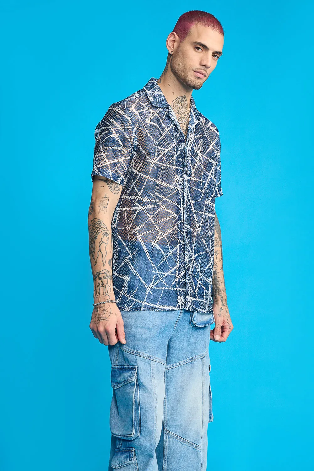 Chalk Lines Men's Mesh Shirt