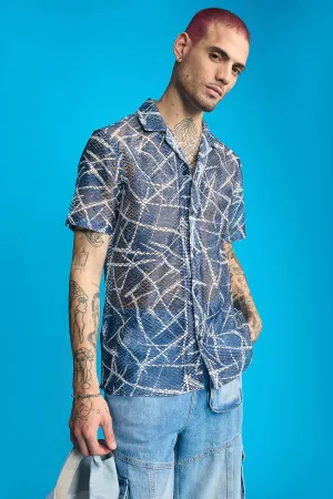 Chalk Lines Men's Mesh Shirt