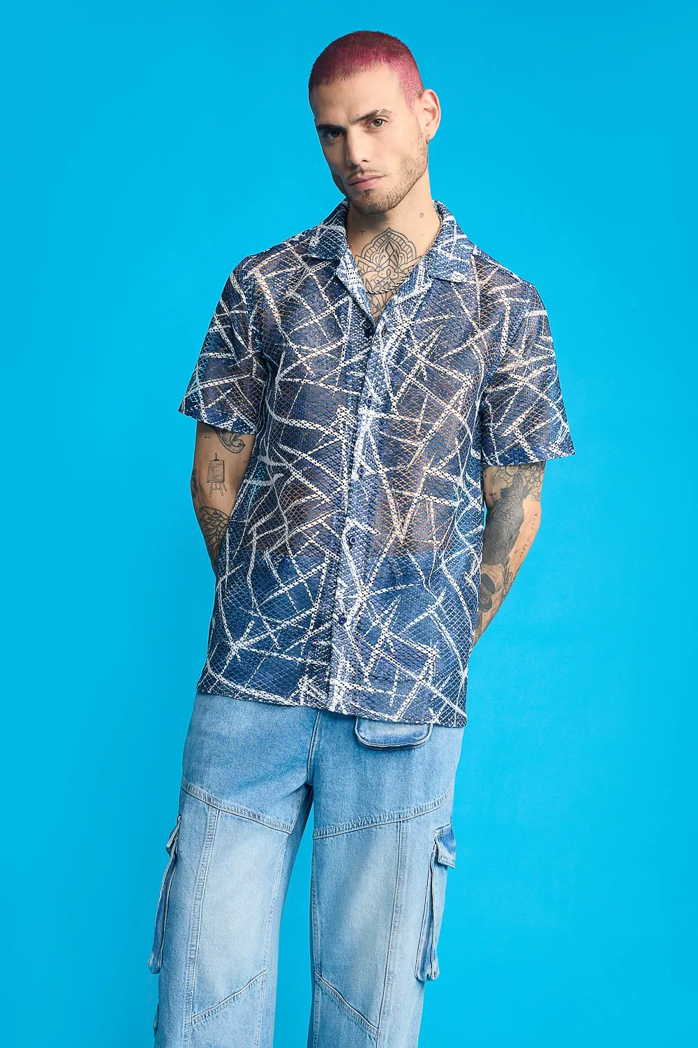 Chalk Lines Men's Mesh Shirt