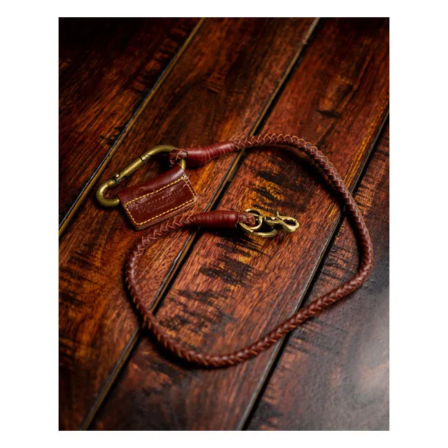 TRIP MACHINE BRAIDED KEY CHAIN - CHERRY RED