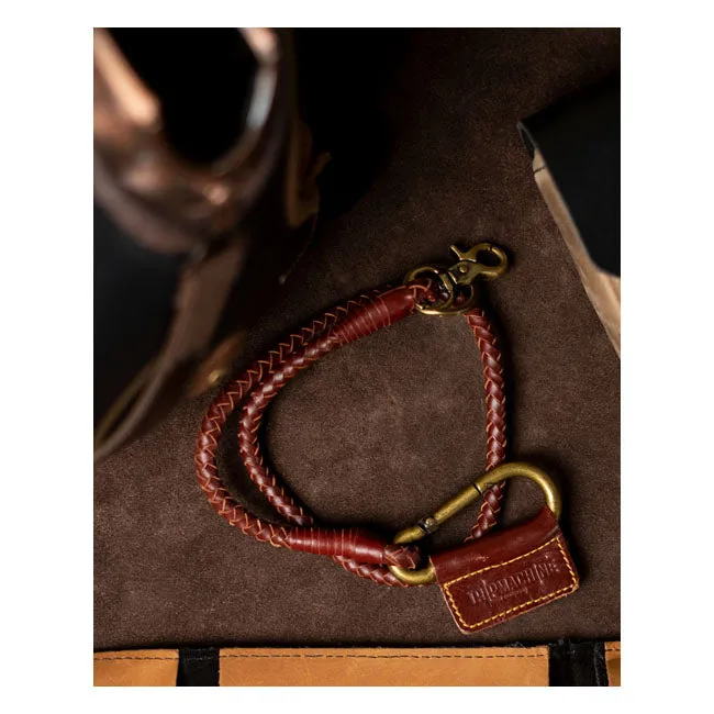 TRIP MACHINE BRAIDED KEY CHAIN - CHERRY RED