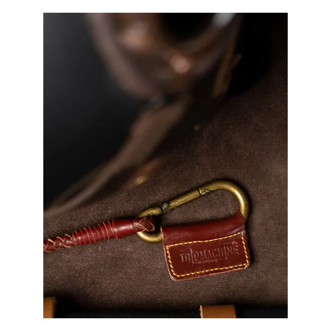 TRIP MACHINE BRAIDED KEY CHAIN - CHERRY RED