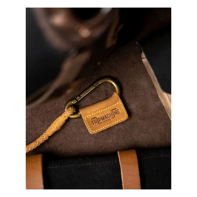 TRIP MACHINE BRAIDED KEY CHAIN - TAN